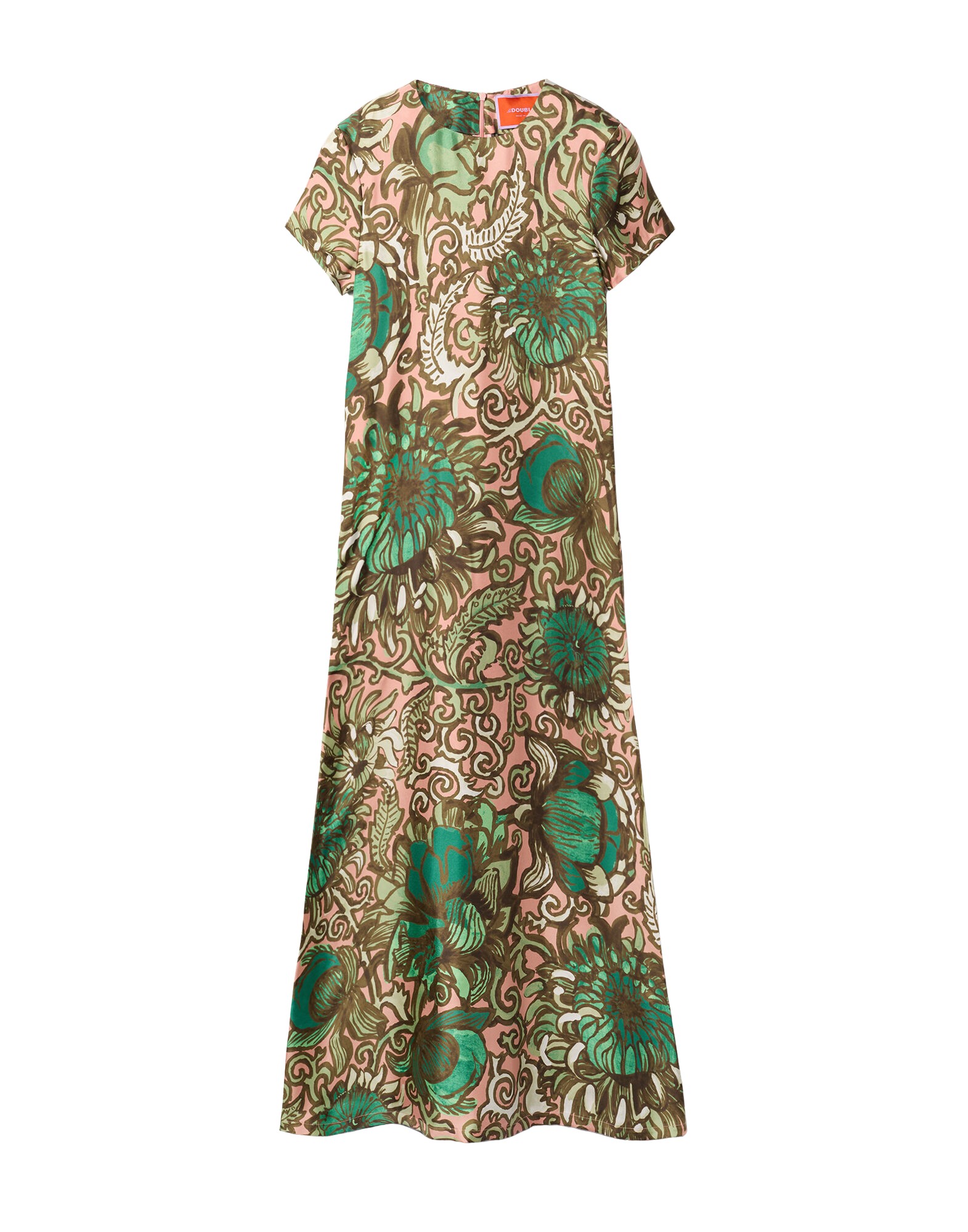 La-Double-J-Swing-Dress-Nucleus-Placee-Dusty-Pink-in-Silk-Twill-With-Feathers61782_nobg La DoubleJ Swing Dress Nucleus Placée Dusty Pink in Silk Twill With Feathers - Dresses - Milanese Maximalist Fashion at Coveti