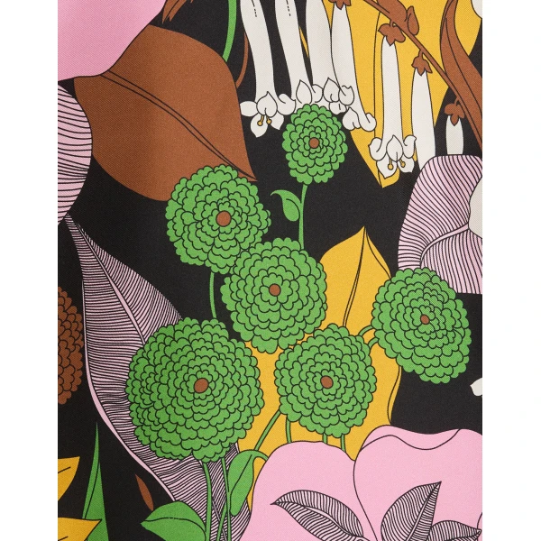 La DoubleJ Swing Dress Paesaggio in Silk - Dresses - Milanese Maximalist Fashion at Coveti