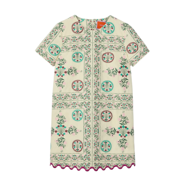 La DoubleJ Swing Dress Riptide Midnight Blue in Silk Twill - Dresses - Milanese Maximalist Fashion at Coveti