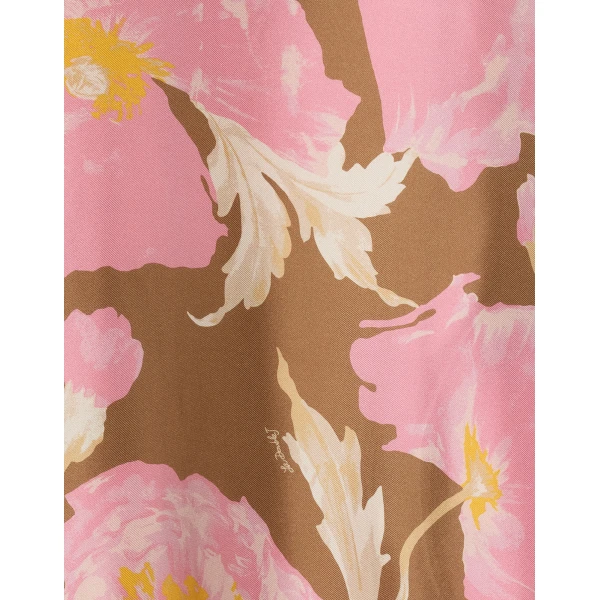 La DoubleJ Swing Dress Sylph Khaki in Silk Twill - Dresses - Milanese Maximalist Fashion at Coveti