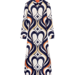 La DoubleJ Swing Dress Tackle Gold in Jacquard - Dresses - Milanese Maximalist Fashion at Coveti