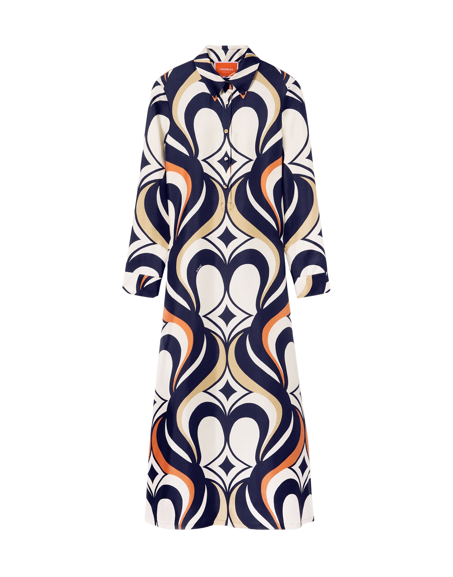 La-Double-J-Swing-Dress-Tackle-Gold-in-Jacquard97719_nobg La DoubleJ Swing Dress Tackle Gold in Jacquard - Dresses - Milanese Maximalist Fashion at Coveti