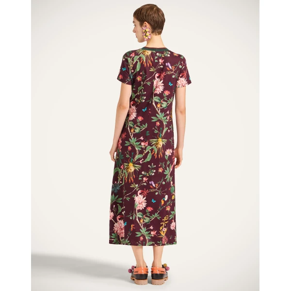 La DoubleJ The Kaftan Ambrosia Placée Pale Pink in Silk Twill -  - Milanese Maximalist Fashion at Coveti