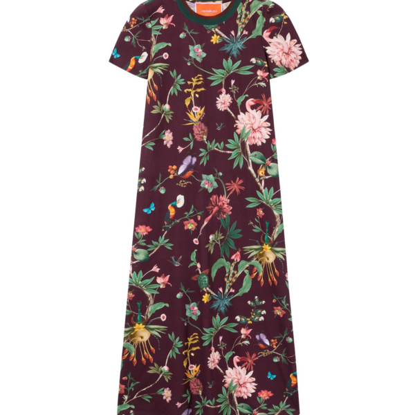 La DoubleJ The Kaftan Ambrosia Placée Pale Pink in Silk Twill -  - Milanese Maximalist Fashion at Coveti