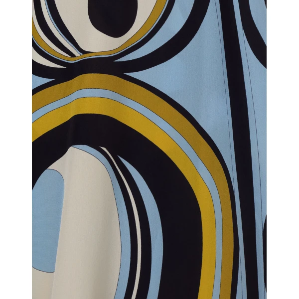 La DoubleJ Turn Around Dress Sanctuary Placée Light Blue in Crepe De Chine - Dresses - Milanese Maximalist Fashion at Coveti