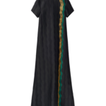 La DoubleJ Twin Flame Dress Florette Placée Pale Pink in Silk Twill - Dresses - Milanese Maximalist Fashion at Coveti