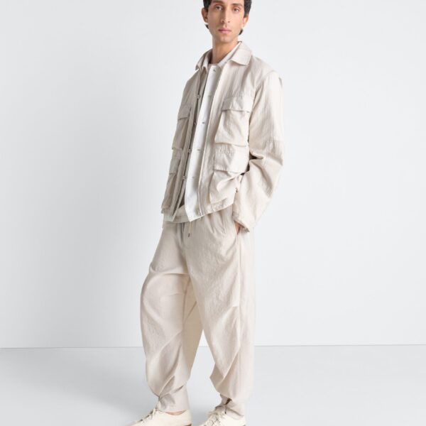 Lemaire 3d Pocket Jacket in Washed Technical Cotton - Jackets - Parisian Minimalist Luxury at Coveti