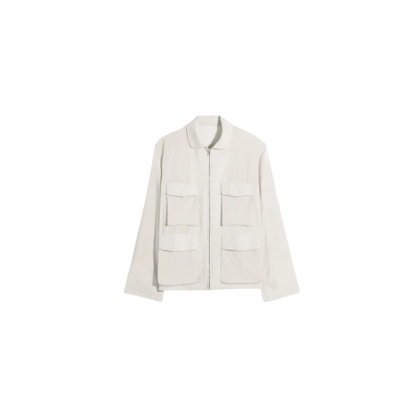 Lemaire 3d Pocket Jacket in Washed Technical Cotton - Jackets - Parisian Minimalist Luxury at Coveti