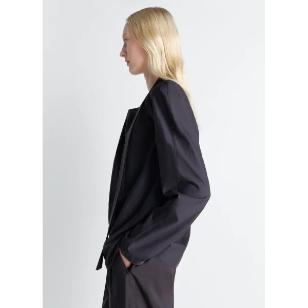 Lemaire Ascot Blouse in Washed Cotton Silk, view 6