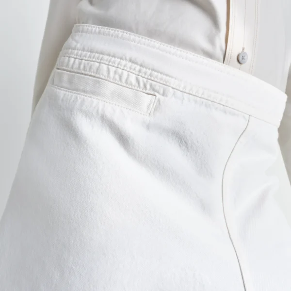Lemaire Asymmetric Skirt in Denim - Skirts - Parisian Minimalist Luxury at Coveti