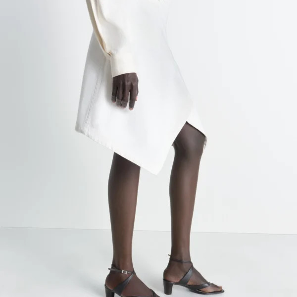 Lemaire Asymmetric Skirt in Denim - Skirts - Parisian Minimalist Luxury at Coveti