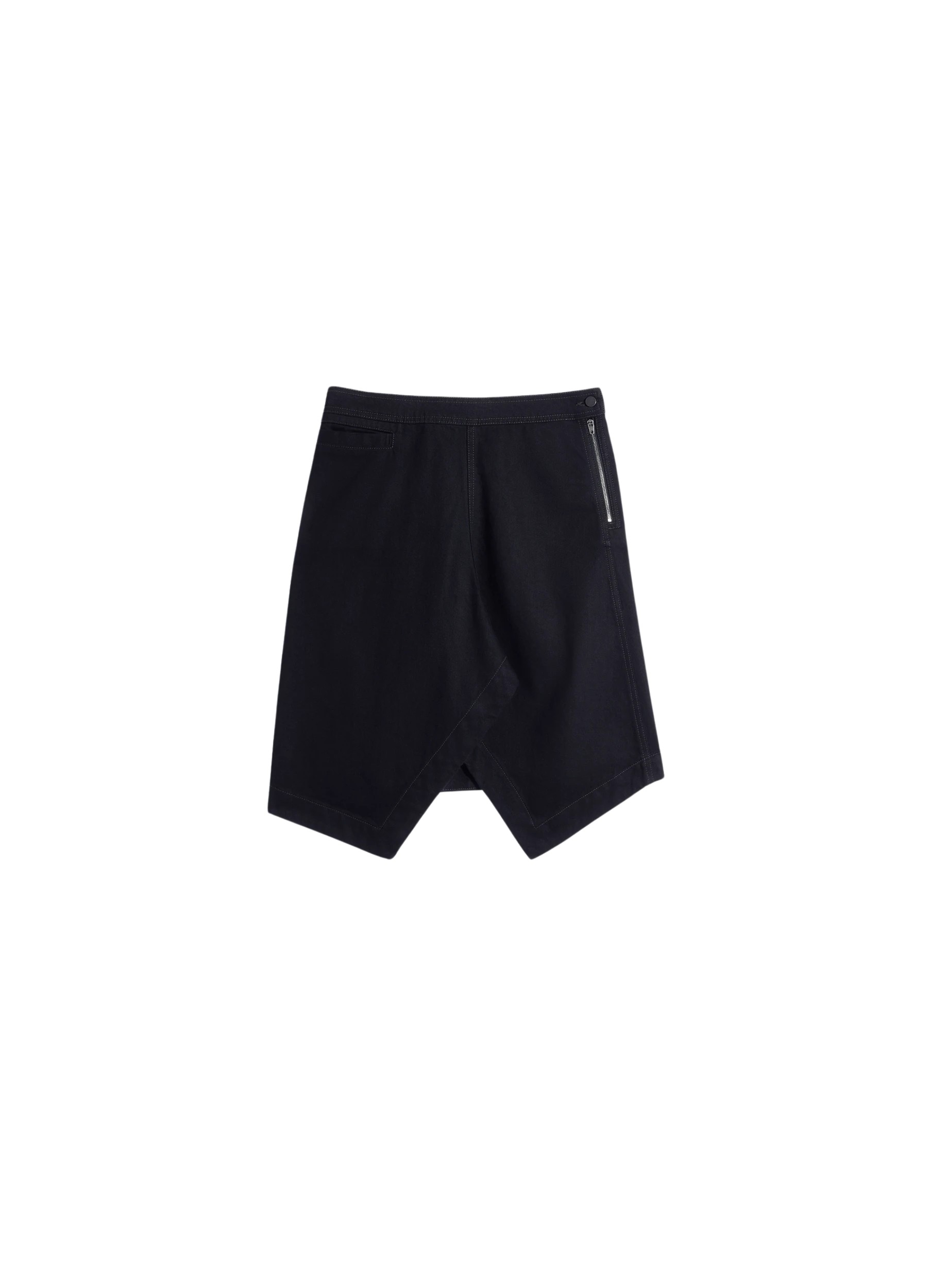 Lemaire Asymmetric Skirt in Denim