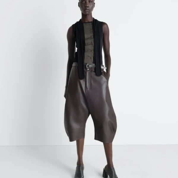 Lemaire Asymmetrical Fitted Top in Jersey - Tops - Parisian Minimalist Luxury at Coveti