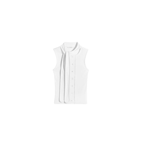 Lemaire Asymmetrical Fitted Top in Jersey - Tops - Parisian Minimalist Luxury at Coveti