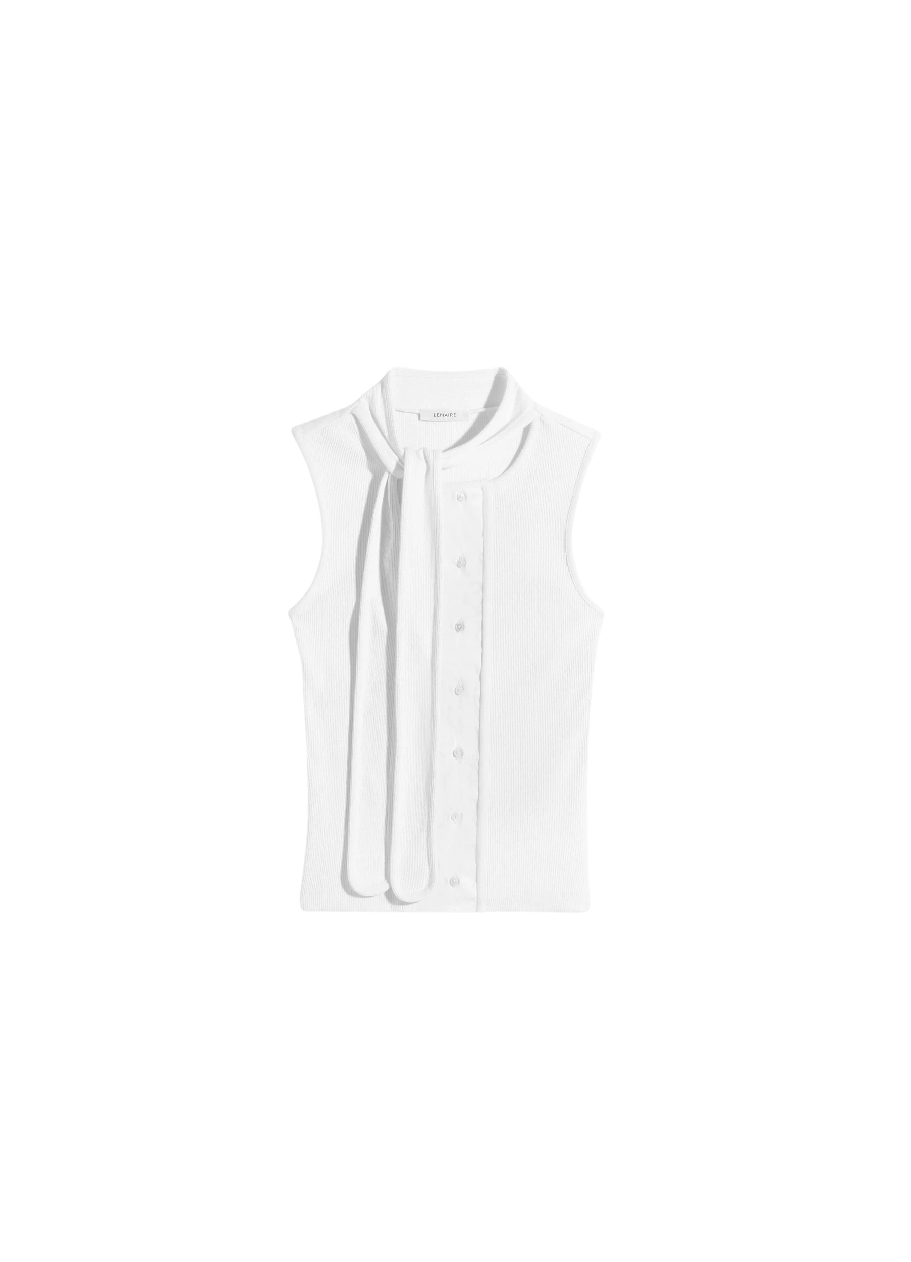 Lemaire Asymmetrical Fitted Top in Jersey
