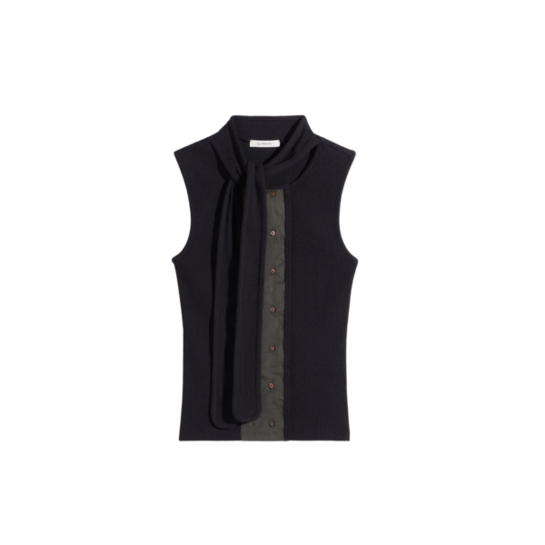 Lemaire Asymmetrical Fitted Top in Jersey - Tops - Parisian Minimalist Luxury at Coveti