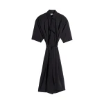 Lemaire-Asymmetrical-Shirt-Dress-in-Dry-Silk-coveti-scaled96939_nobg Lemaire Asymmetrical Shirt Dress in Dry Silk - Dresses - Parisian Minimalist Luxury at Coveti