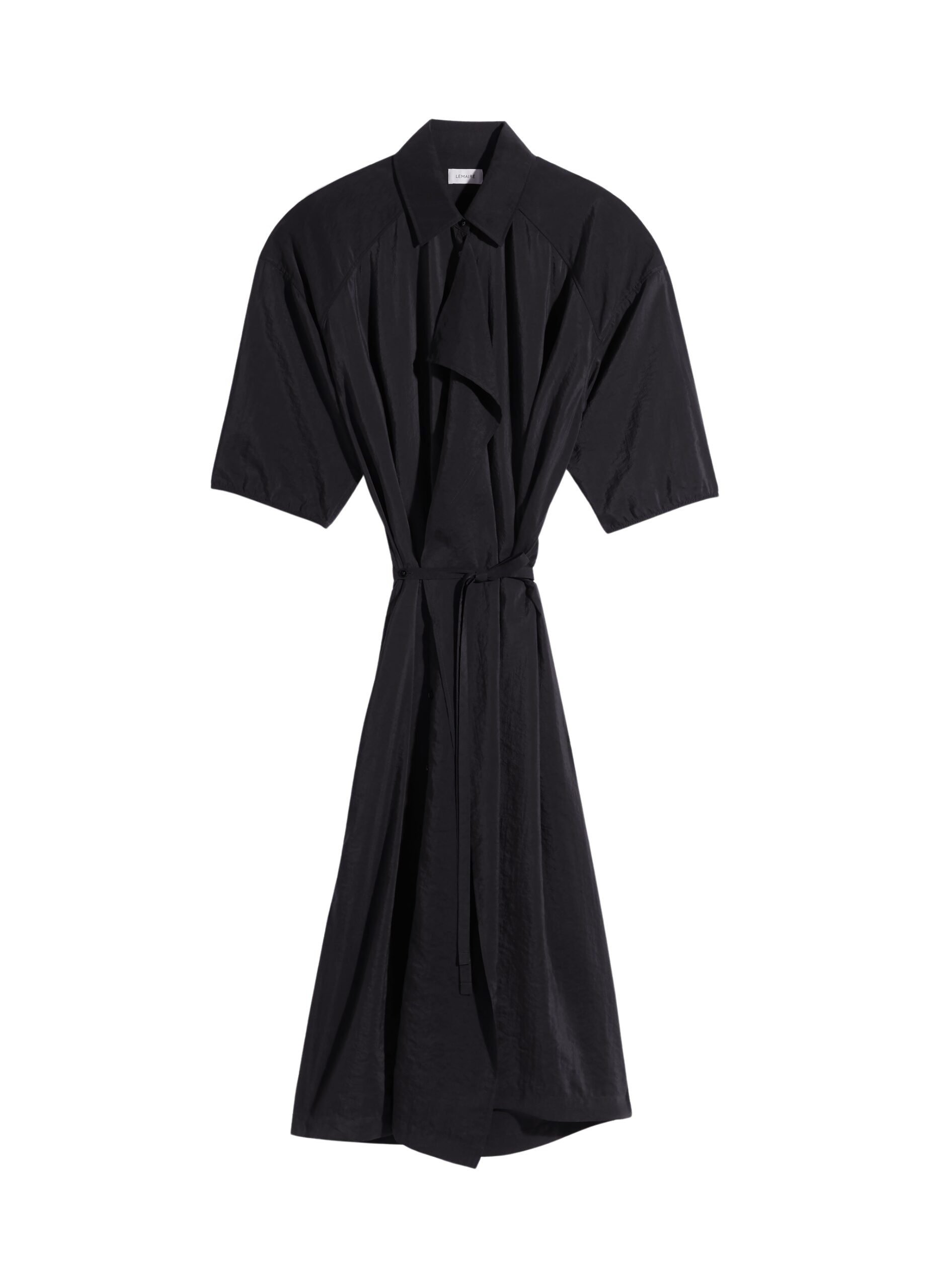 Lemaire Asymmetrical Shirt Dress in Dry Silk