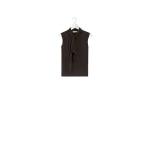 Lemaire Asymmetrical Sleeveless Cardigan in Merino Blend - Knitwear - Parisian Minimalist Luxury at Coveti