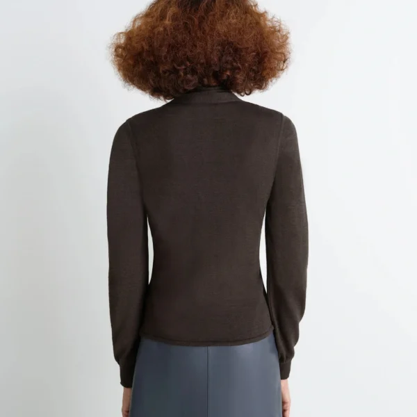 Lemaire Asymmetrical Sleeveless Cardigan in Merino Blend - Knitwear - Parisian Minimalist Luxury at Coveti
