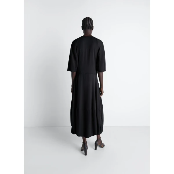 Lemaire Balloon Dress in Crepe De Chine Viscose, view 2