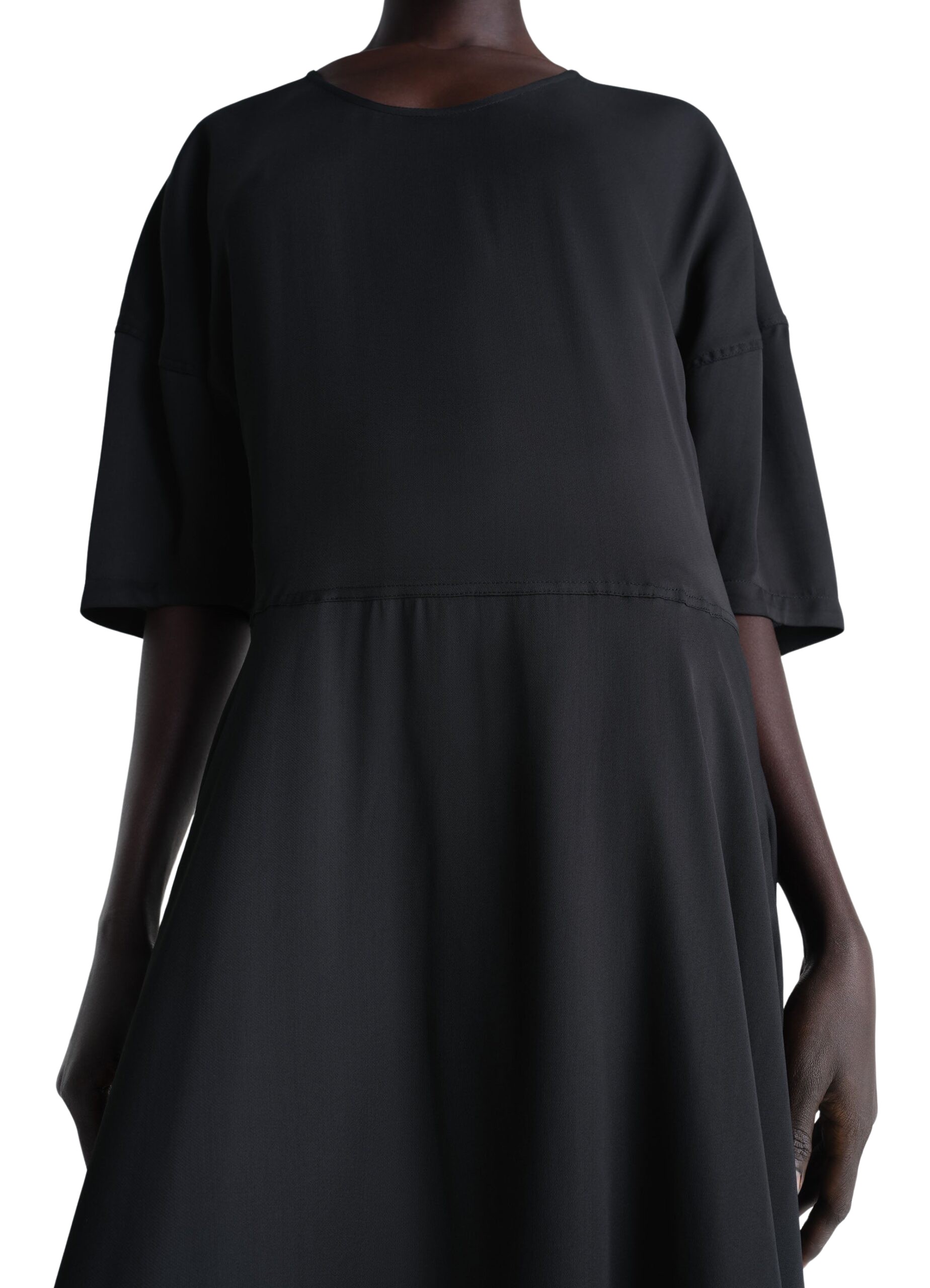 Lemaire Balloon Dress in Crepe De Chine Viscose