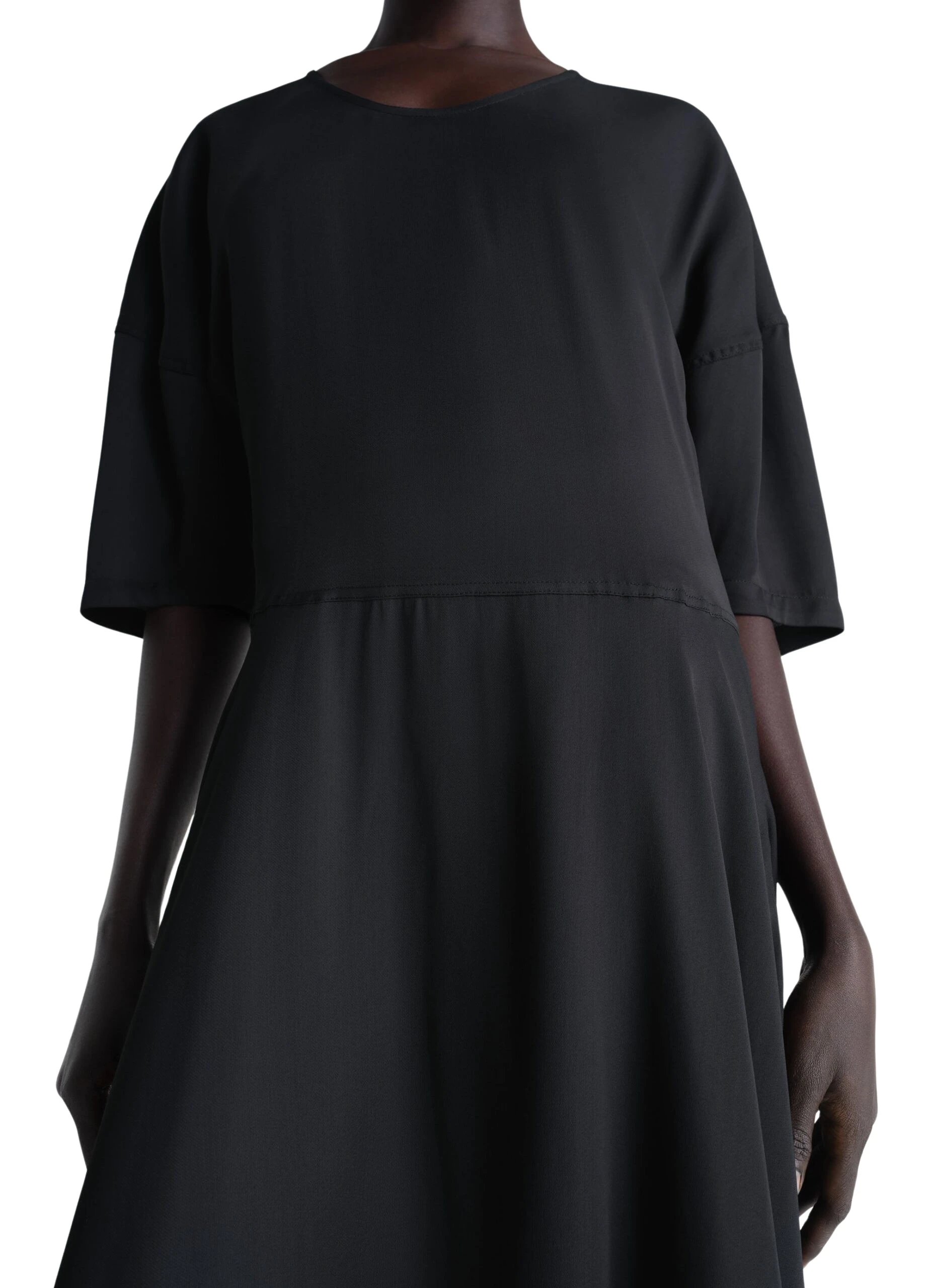 Lemaire-Balloon-Dress-in-Crepe-De-Chine-Viscose-coveti-6-scaled36764_nobg Lemaire Balloon Dress in Crepe De Chine Viscose - Dresses - Parisian Minimalist Luxury at Coveti