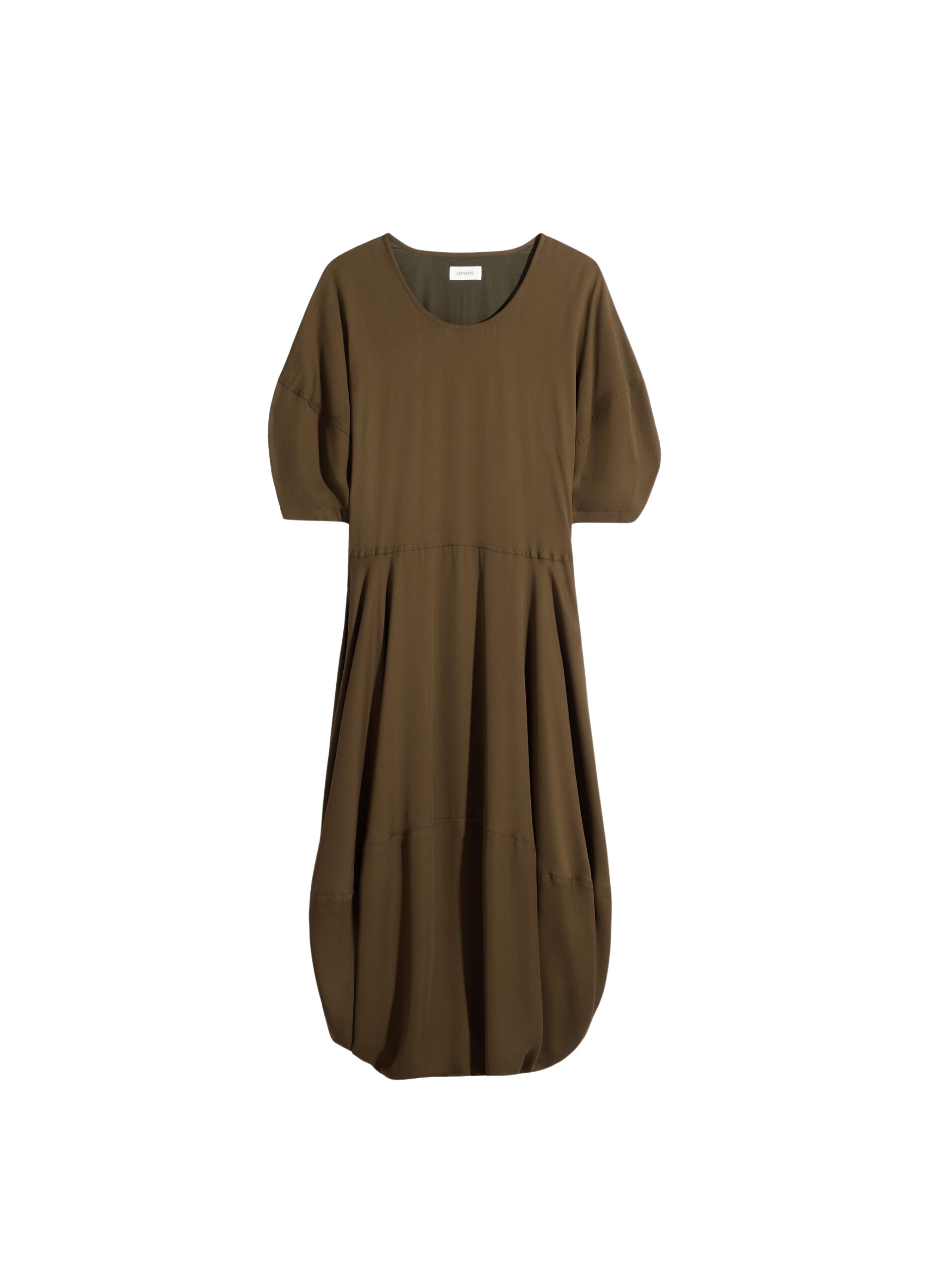 Lemaire Balloon Dress in Crepe De Chine Viscose