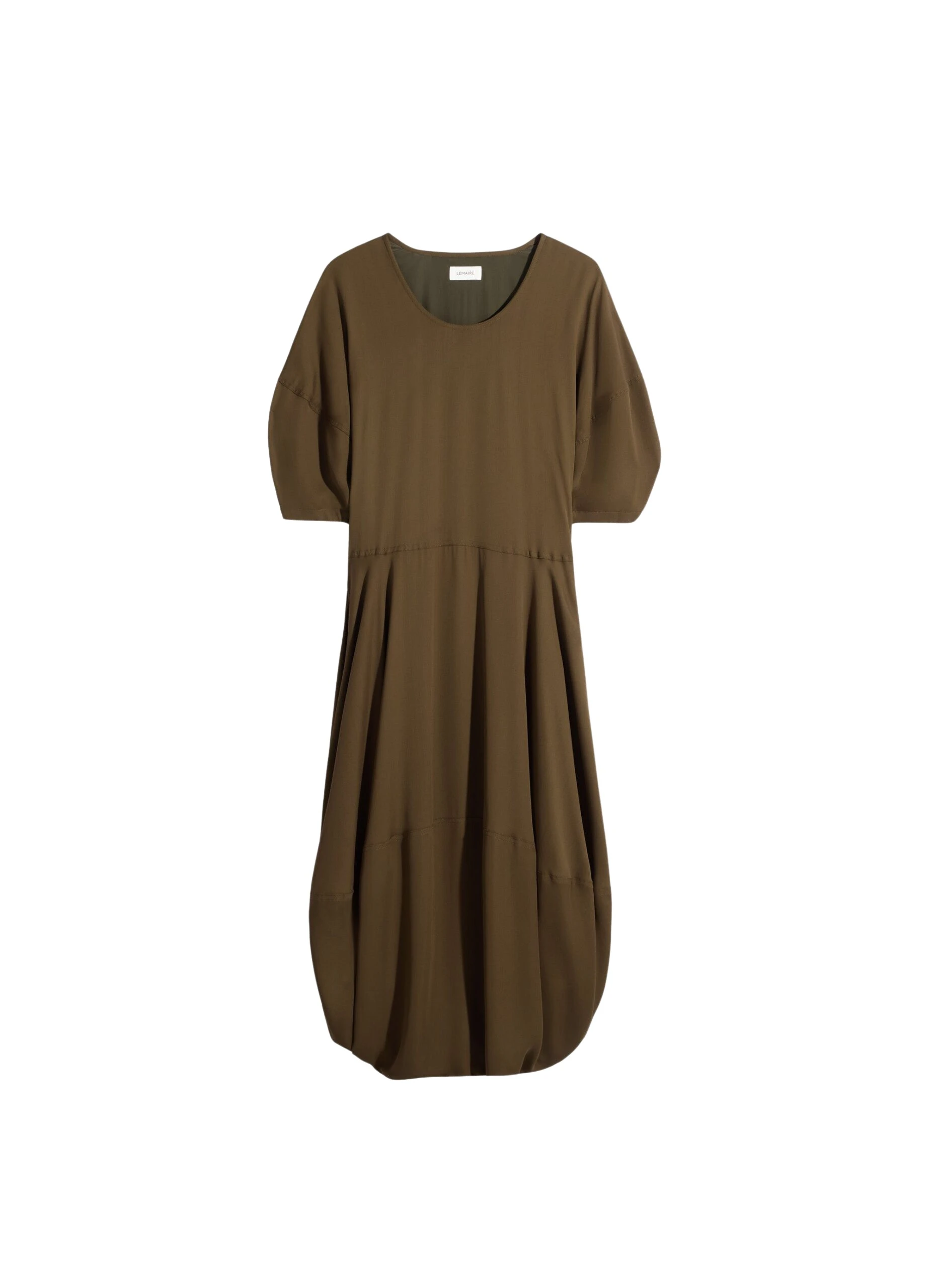 Lemaire-Balloon-Dress-in-Crepe-De-Chine-Viscose-coveti-scaled86679_nobg Lemaire Balloon Dress in Crepe De Chine Viscose - Dresses - Parisian Minimalist Luxury at Coveti