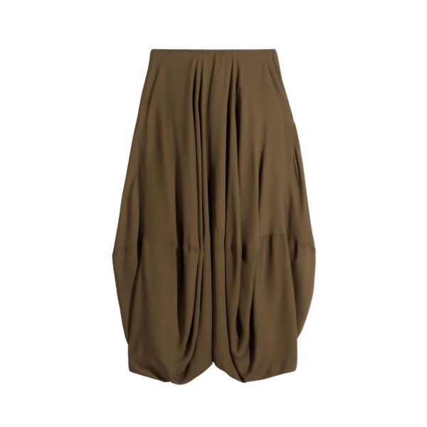 Lemaire Balloon Skirt in Crepe De Chine Viscose - Skirts - Parisian Minimalist Luxury at Coveti