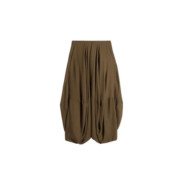 Lemaire Balloon Skirt in Crepe De Chine Viscose - Skirts - Parisian Minimalist Luxury at Coveti