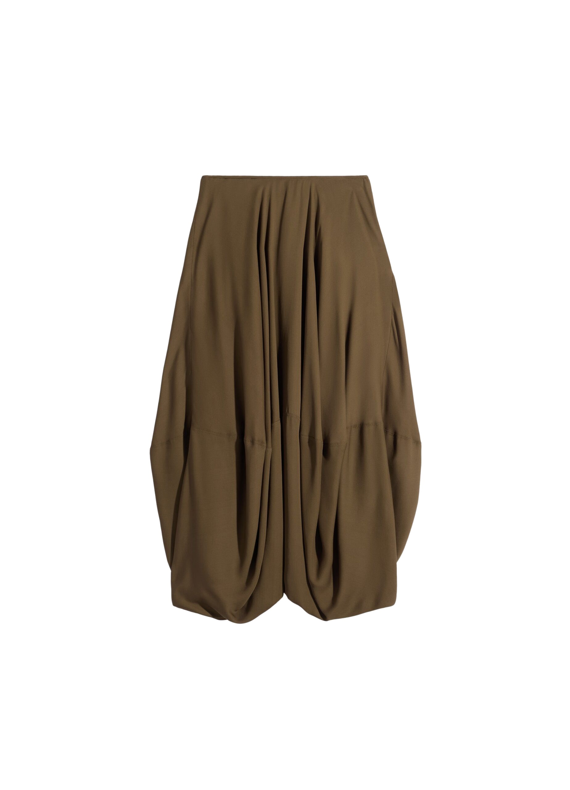 Lemaire Balloon Skirt in Crepe De Chine Viscose
