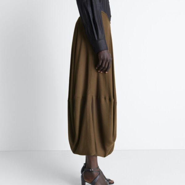 Lemaire Balloon Skirt in Crepe De Chine Viscose - Skirts - Parisian Minimalist Luxury at Coveti