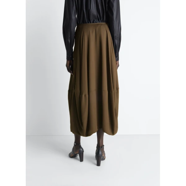 Lemaire Balloon Skirt in Crepe De Chine Viscose, view 5