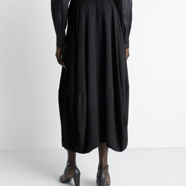 Lemaire Balloon Skirt in Crepe De Chine Viscose - Skirts - Parisian Minimalist Luxury at Coveti