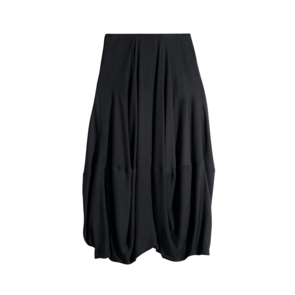 Lemaire Balloon Skirt in Crepe De Chine Viscose - Skirts - Parisian Minimalist Luxury at Coveti