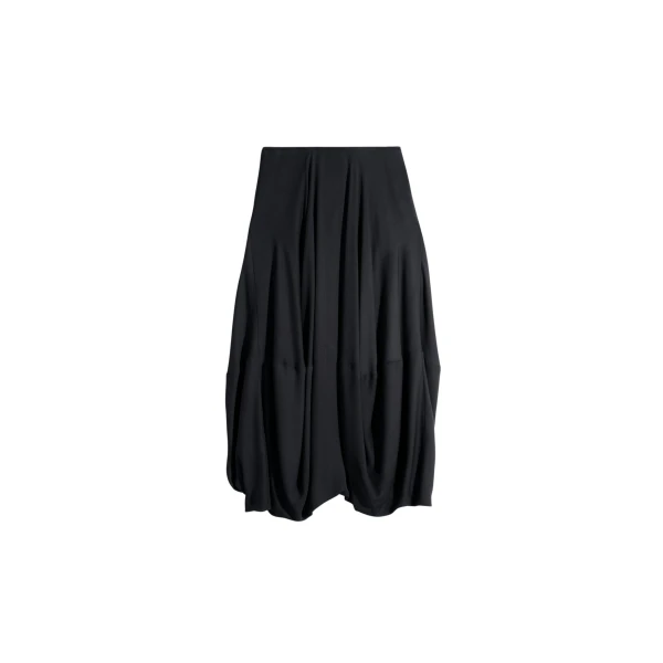 Lemaire Balloon Skirt in Crepe De Chine Viscose - Skirts - Parisian Minimalist Luxury at Coveti