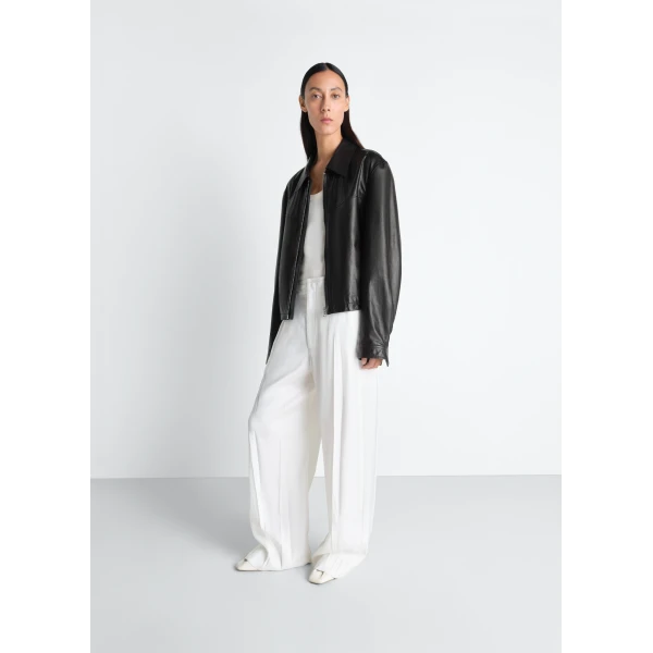 Lemaire Biker Blouson in Leather Jacket, view 4
