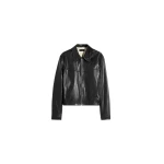 Lemaire Biker Blouson in Leather - Jackets - Parisian Minimalist Luxury at Coveti