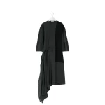 Lemaire Blouse Dress with Pleats in Silk - Dresses - Parisian Minimalist Luxury at Coveti
