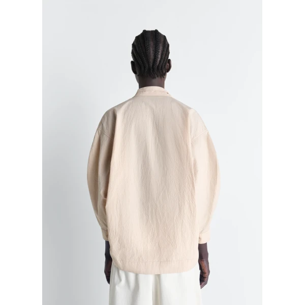 Lemaire Blouse with Scarf in Crepe Cotton, view 2