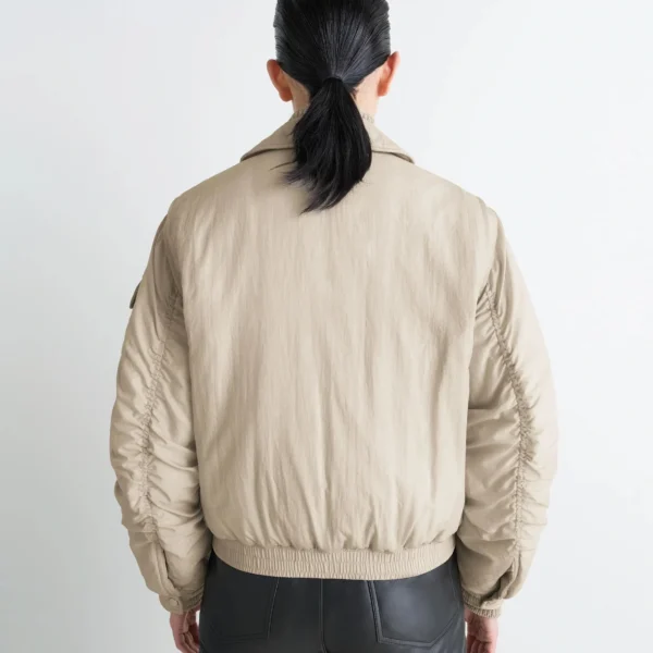 Lemaire Bomber in Light Nylon - Jackets - Parisian Minimalist Luxury at Coveti