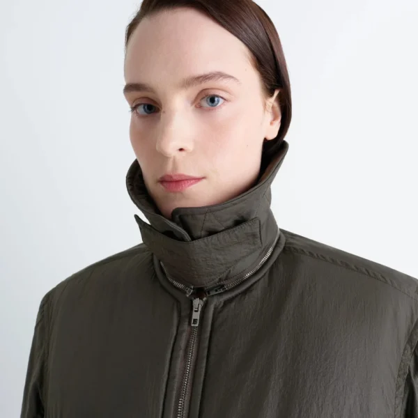 Lemaire Bomber in Light Nylon - Jackets - Parisian Minimalist Luxury at Coveti