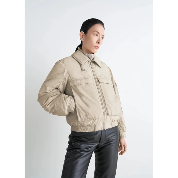 Lemaire Bomber in Light Nylon Jacket, view 3