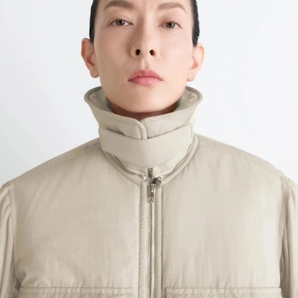 Lemaire Bomber in Light Nylon - Jackets - Parisian Minimalist Luxury at Coveti