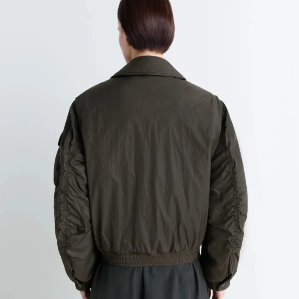 Lemaire Bomber in Light Nylon - Jackets - Parisian Minimalist Luxury at Coveti