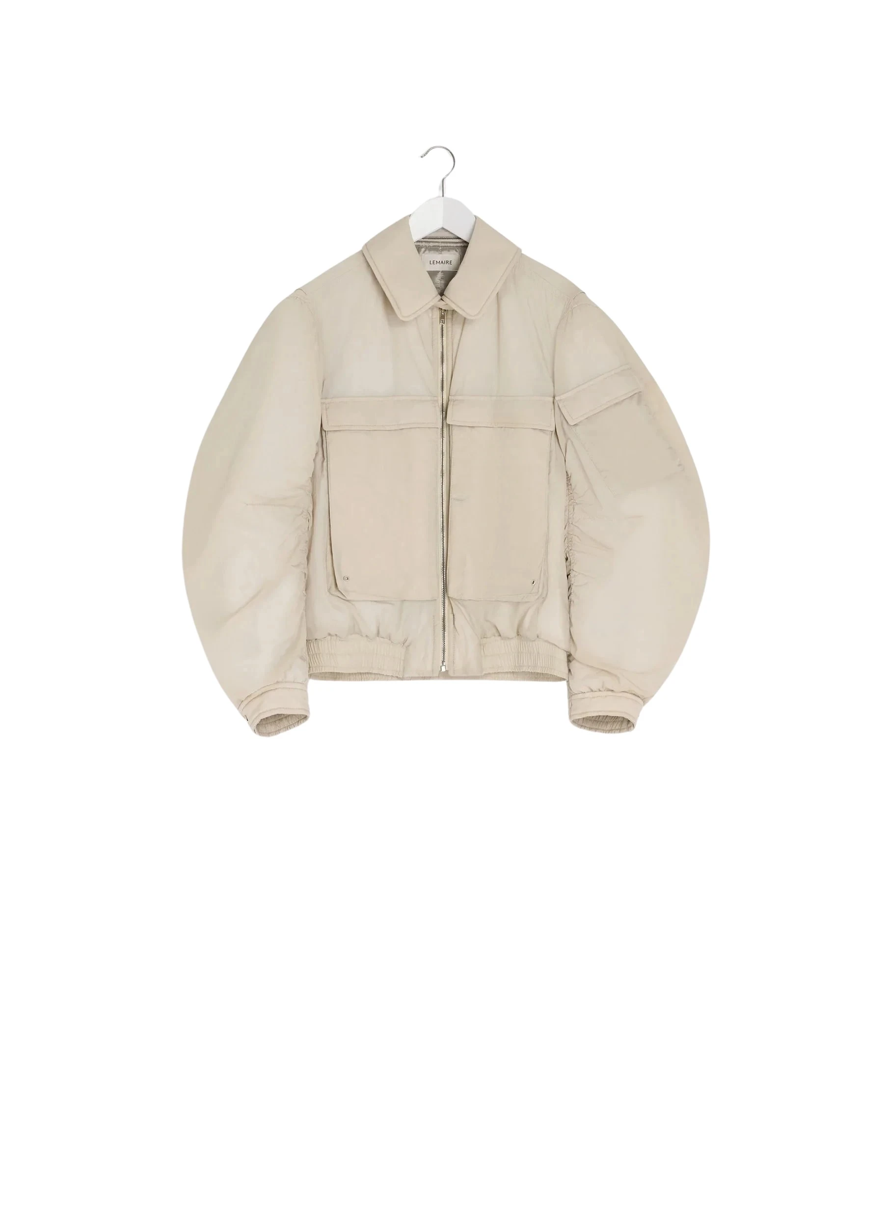 Lemaire-Bomber-in-Light-Nylon-coveti-693280_nobg Lemaire Bomber in Light Nylon - Jackets - Parisian Minimalist Luxury at Coveti
