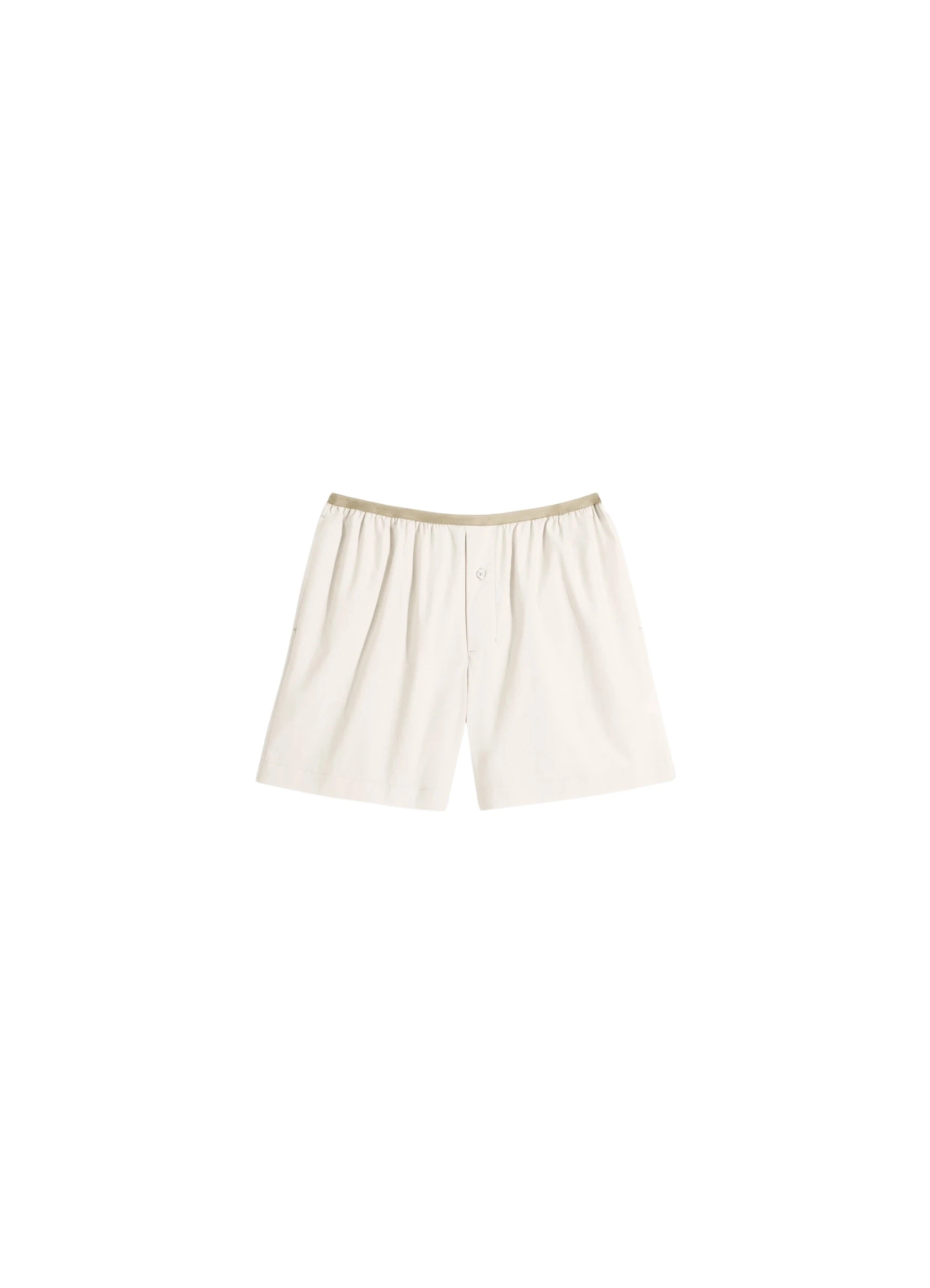 Lemaire-Boxer-Shorts-in-Washed-Cotton-Silk-coveti-159275_nobg Lemaire Boxer Shorts in Washed Cotton Silk - Shorts - Parisian Minimalist Luxury at Coveti