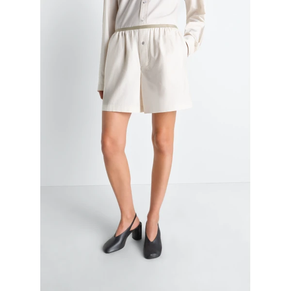 Lemaire Boxer Shorts in Washed Cotton Silk, view 4
