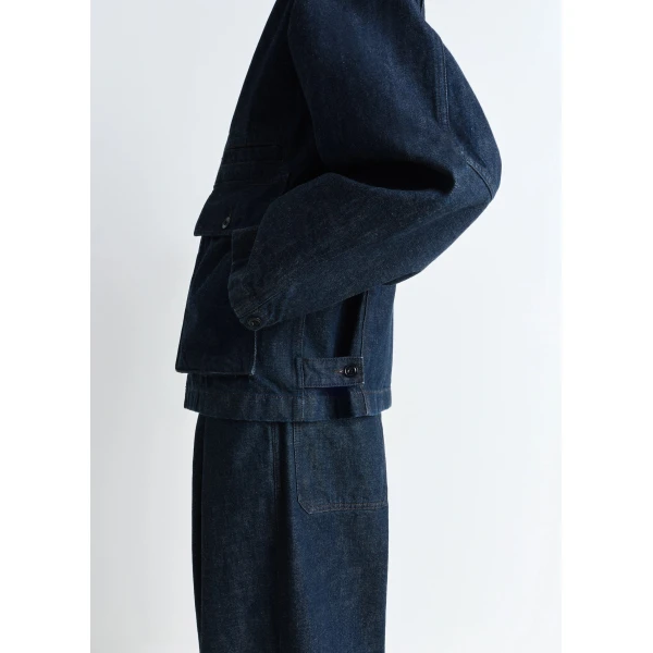 Lemaire Boxy Jacket in Denim, view 2